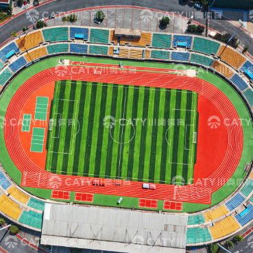 スポーツ競技場のためのIAAF TUV証明書を持つリサイクルされたEPDM SBR粒子の材料による全天候陸上走行コース