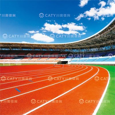 耐久性のある彩色EPDMゴム走行コース材料 スポーツコースの設置付きSBEゴム粒