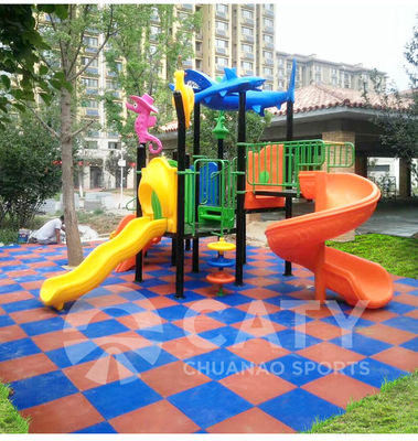 UV Resistant & Waterproof EPDM Rubber Tile for Outdoor Playground School and Sports Center