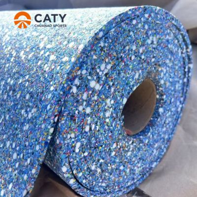 IAAF 認定のシームレス半製走道,プロの設置,あらゆる天候耐久性