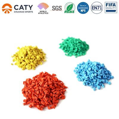 耐震性高い EPDM フィットネス・トレイル粒子は 衝撃を吸収し 耐候性のある表面です