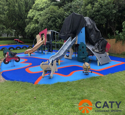 100% ROHS 認証された ECO-EPDM 粒子 防滑安全デザインの遊び場