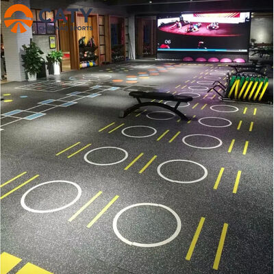 多機能なジム床システム,ショック吸収,重力提起,心臓ゾーンと統合