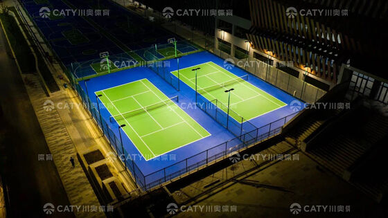 半製スポーツコートシステム 衝撃吸収率>53% 紫外線防止 簡単に設置可能 多種スポーツ用