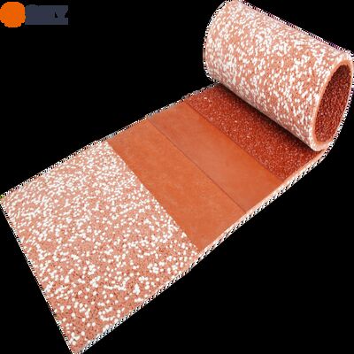 工場硬化型セミプレハブ陸上トラック、IAAF認定ロール、迅速なプロフェッショナル設置用