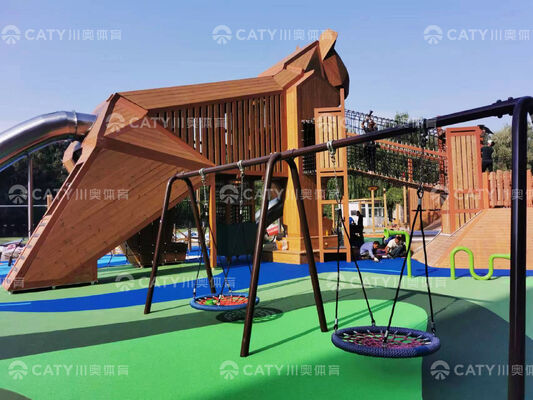 耐久性・安全性 遊び場 表面 子供向け EPDM ゴム粒子 遊び場 と ゴムランニングトラック 競技場