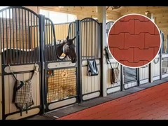 犬の骨を絡めるゴムパバータイル 耐候 野外競馬場 馬の安定マット
